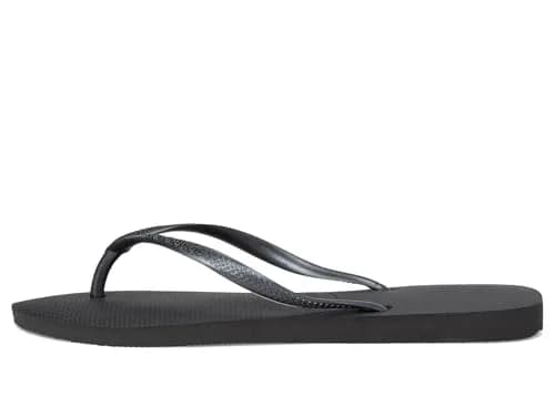 Havaianas Women's Slim Flip Flops Sandals - Black, 9/10 | Sleek Summer Beachwear thumbnail 5