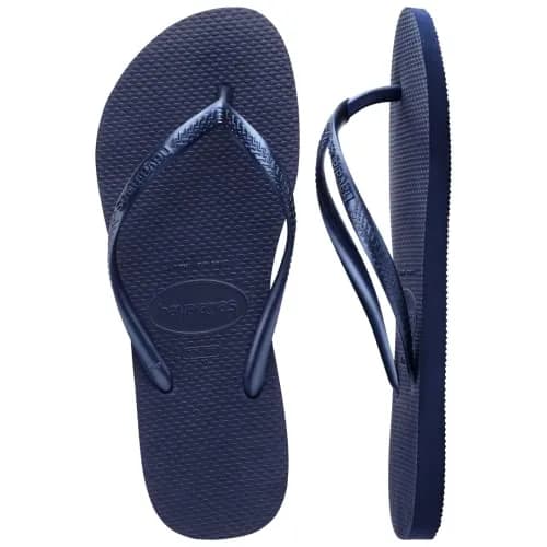 Havaianas Women's Slim Flip Flops Sandals - Navy Blue | Sleek, Cushioned, Summer Beachwear (70-120 chars) thumbnail 5
