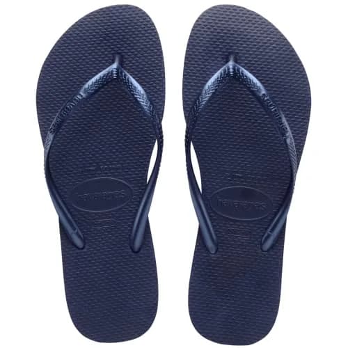 Havaianas Women's Slim Flip Flops Sandals - Navy Blue | Sleek, Cushioned, Summer Beachwear (70-120 chars) thumbnail 3