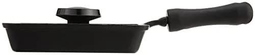 Norpro Mini Cast Iron Panini Pan with Press 5.9 IN | Perfect for Sandwiches & Grilled Foods thumbnail 3