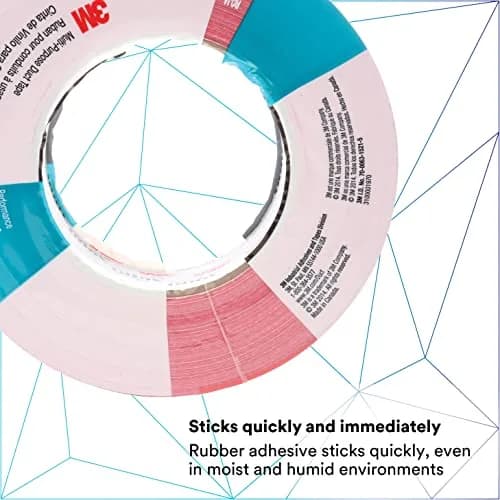 3M Multi-Purpose Duct Tape 3900 | Water Resistant Rubber Adhesive, 48mm x 54.8m, Red thumbnail 4