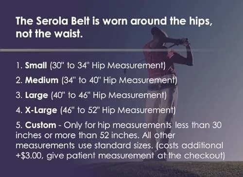 Serola Sacroiliac Belt Medium | SI Joint Dysfunction Support for Lower Back Pain thumbnail 5