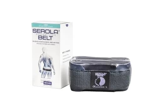 Serola Sacroiliac Belt Large (114cm / 45") for SI Joint Dysfunction, Lower Back, Pelvic & Hip Support | Non-Slip Adjustable Brace thumbnail 1