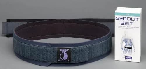 Serola Sacroiliac Belt Large (114cm / 45") for SI Joint Dysfunction, Lower Back, Pelvic & Hip Support | Non-Slip Adjustable Brace thumbnail 3