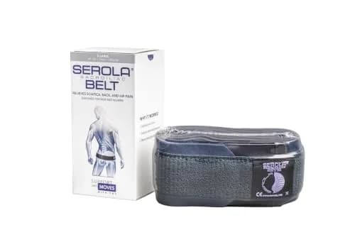 Serola Sacroiliac Belt X-Large (52" Waist) | SI Joint Dysfunction Support Brace for Lower Back Pain Relief thumbnail 1
