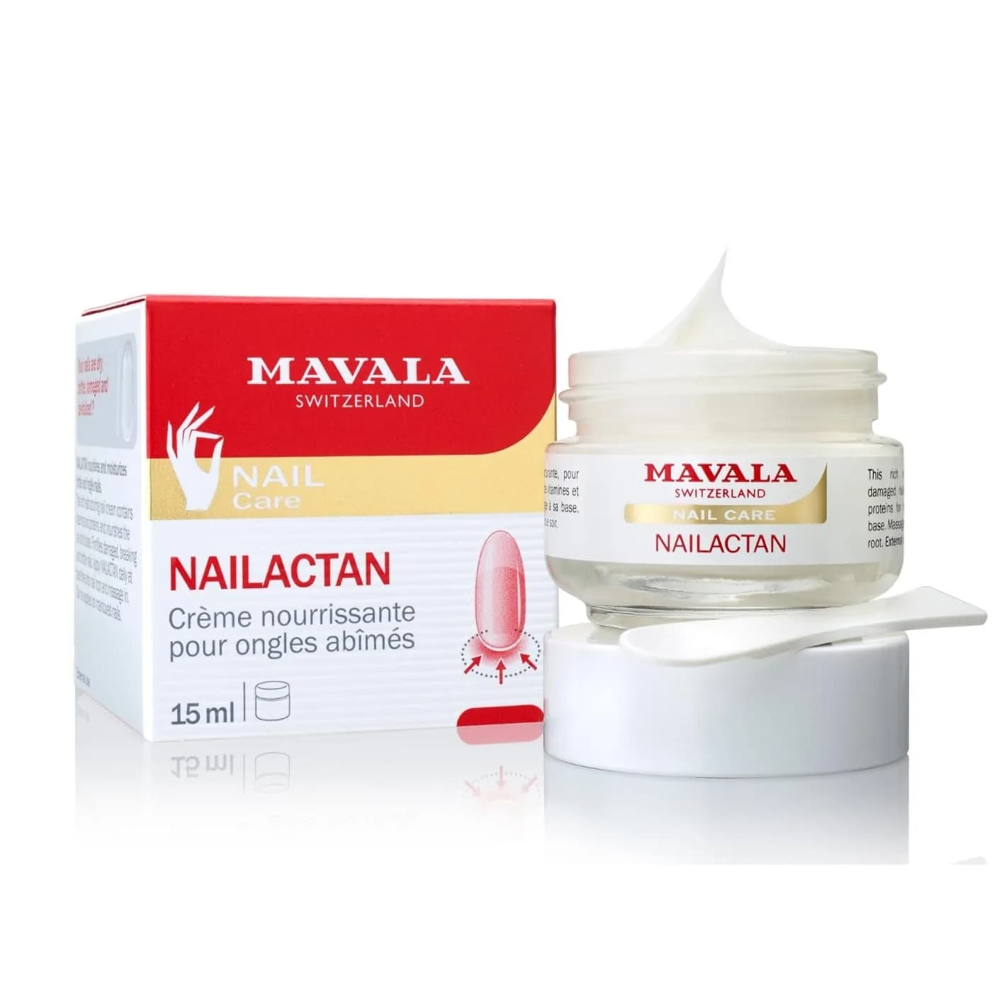 MAVALA Nail Care Nailactan Nutritive 0.5 Oz | Nourishing, Moisturizing Nail & Cuticle Cream for Damaged Nails - main product image