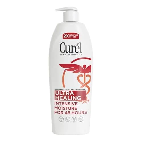 Curel Ultra Healing Body Lotion, Fragrance-Free Moisturizer 591ml (20 fl Oz) | Advanced Ceramide Complex for Dry, Sensitive Skin thumbnail 1