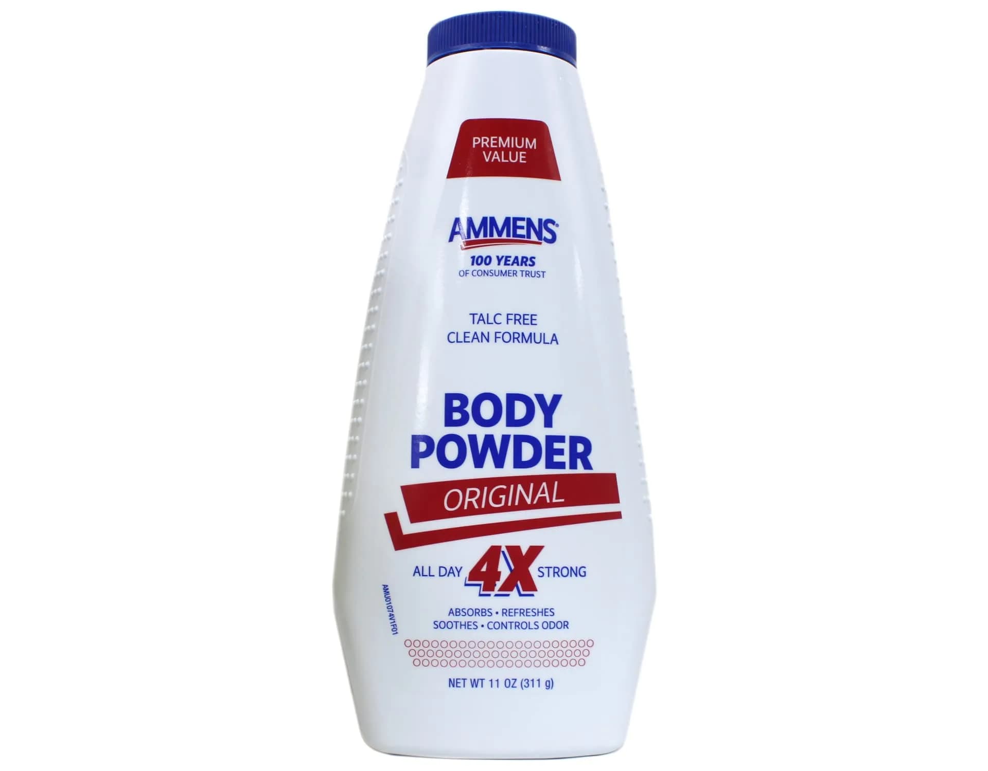 AMMENS Powder, Original - 11 oz | Soothes skin irritations, deodorizes & prevents chafing - main product image
