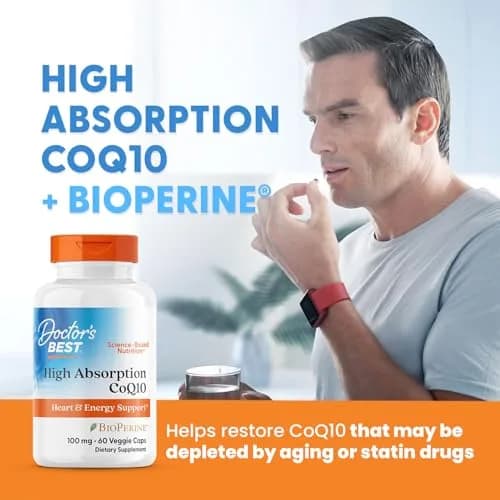 Doctor's Best High Absorption CoQ10 with BioPerine 100 mg 60 Veggie Caps thumbnail 5