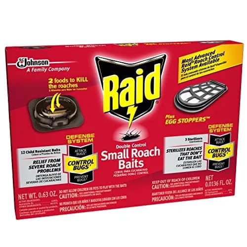 Raid Double Control Small Roach Baits Plus Egg Stopper 12 Count | Effective Roach Relief in India thumbnail 2