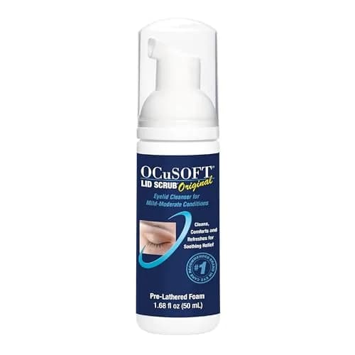 OCuSOFT Original Foaming Eyelid Cleanser 50ml (1.68 Fl Oz) | Gentle Daily Hygiene for Eyes & Lids thumbnail 1