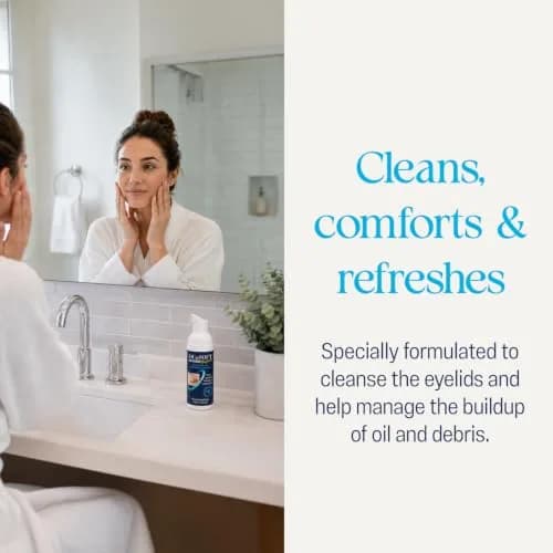 OCuSOFT Original Foaming Eyelid Cleanser 50ml (1.68 Fl Oz) | Gentle Daily Hygiene for Eyes & Lids thumbnail 3