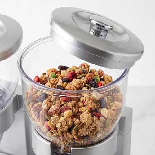 Honey-Can-Do Zevro Indispensable Single Dry Food Dispenser Silver 473ml (17.5 oz) | Portion Control for Cereal & Dry Foods thumbnail 4