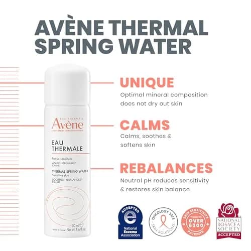 Eau Thermale Avène Thermal Spring Water Spray 50ml (1.6 Fl Oz) | Soothes Sensitive Skin thumbnail 2