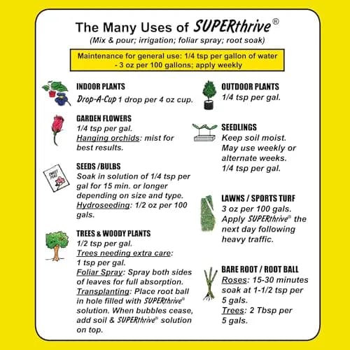 SUPERthrive Vitamin Solution with Kelp Liquid Concentrate 118ml (4 fl oz) | World Champion Plant Activator thumbnail 6