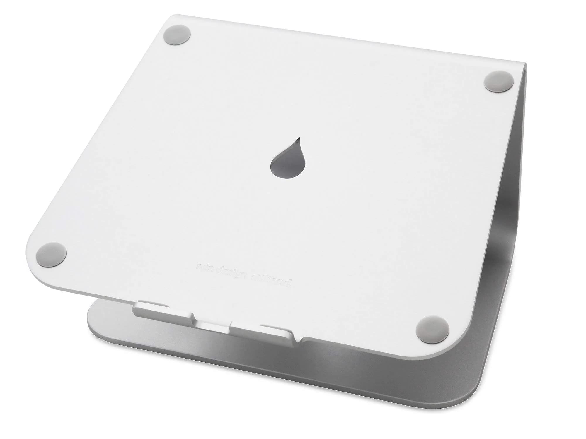 Rain Design mStand Laptop Stand (Silver, mStand) | Elevates Laptop Screen 5.9 Inches for Better Posture — Silver