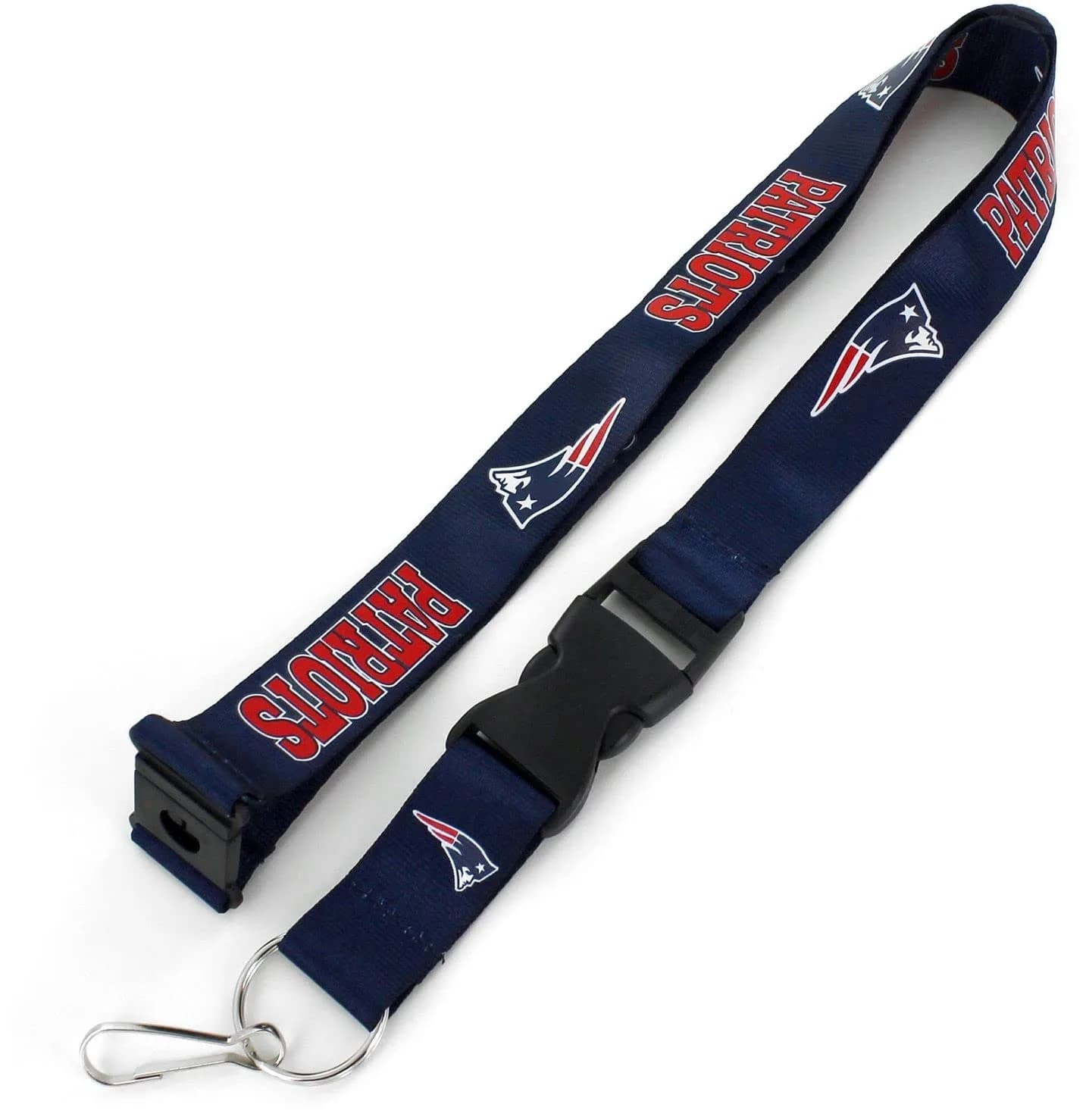 aminco New England Patriots Team Lanyard Blue 55.88cm (22 inches) | NFL Fan Gear - main product image