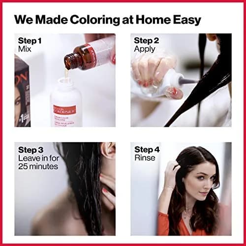 Revlon Colorsilk Beautiful Color Permanent Hair Dye 44 Medium Reddish Brown | Ammonia-Free Gray Coverage thumbnail 5
