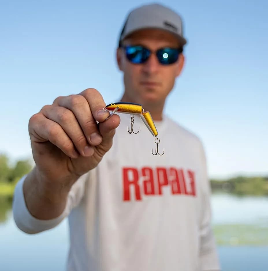 Rapala Jointed Minnow Lure 5-1/4" Firetiger | Wide Swimming Action for Bass Pike Walleye thumbnail 4