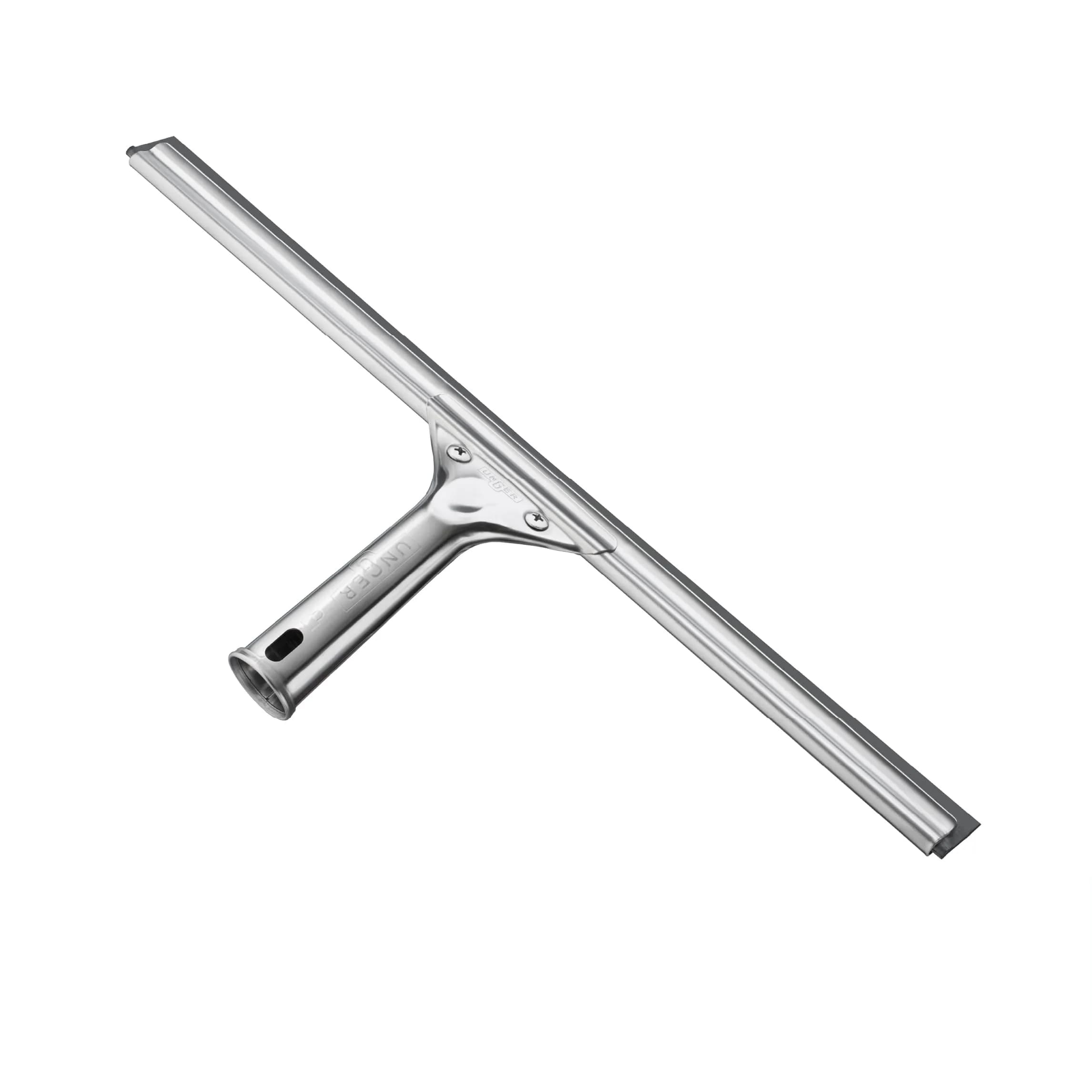 Unger Professional 8” Stainless Steel Window & Glass Squeegee | Heavy Duty, Streak-Free Results for Window Cleaning — 16 in