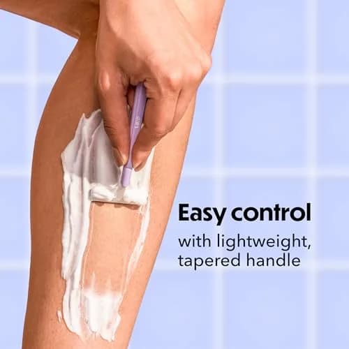BIC Silky Touch Women's Disposable Razors, 2 Blades, Pastel Handles, 10 Count | Smooth Shave for Sensitive Skin thumbnail 3