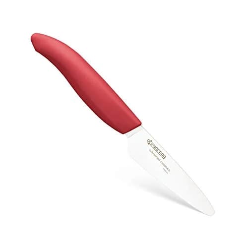 KYOCERA Revolution 3-inch Paring Ceramic Knife, Red Handle, White Blade | Ultra-Sharp, Long-Lasting Precision thumbnail 4