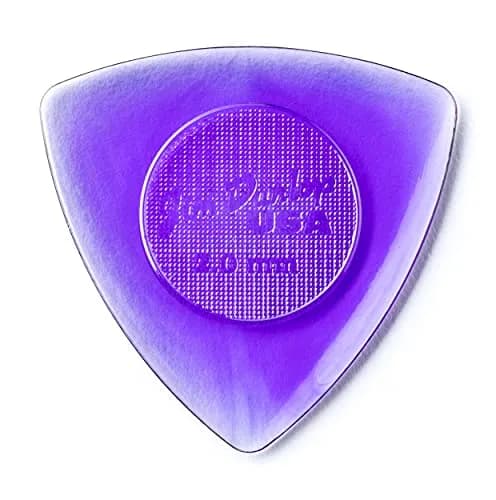 Jim Dunlop Tri Stubby Guitar Picks 2.0mm | Bright, Contoured Lexan Picks (6 Pack) thumbnail 2