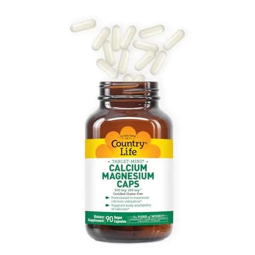Country Life Target-Mins Calcium Magnesium Complex 90 Capsules | Supports Bone & Muscle Health thumbnail 6