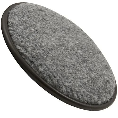 SOFTTOUCH 2-1/2" Round Reusable Carpet Bottom Furniture Caster Cups, 4-Pack, Brown | Protects Floors from Scratches & Noise thumbnail 2
