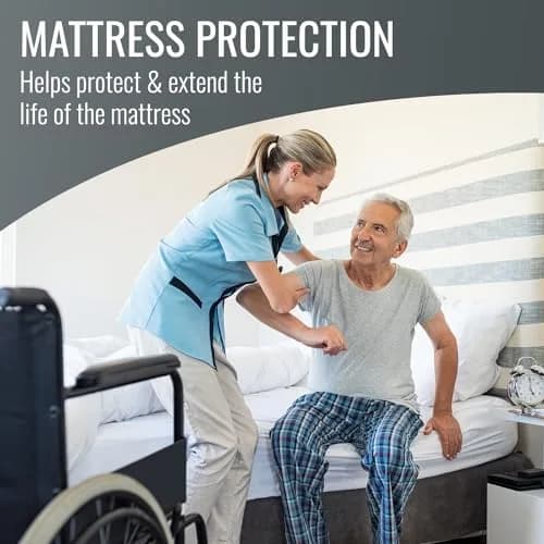 DMI Waterproof Mattress Cover Full | Zippered Fit, Durable & Quiet thumbnail 3