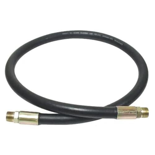 Apache 3/8" x 24" 2-Wire Hydraulic Hose Assembly Male x Male | 4000 PSI Working Pressure thumbnail 1