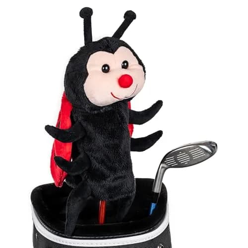 Daphne's Headcovers Lady Bug Hybrid Headcover | Premium Golf Club & Fairway Cover | Stylish Club Protection for Men & Women thumbnail 1