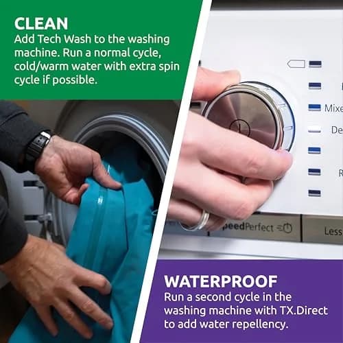 Nikwax Hardshell Cleaning & Waterproofing Duo-Pack 300ml (10.14 Fl Oz) | Restores Water Repellency & Breathability thumbnail 4
