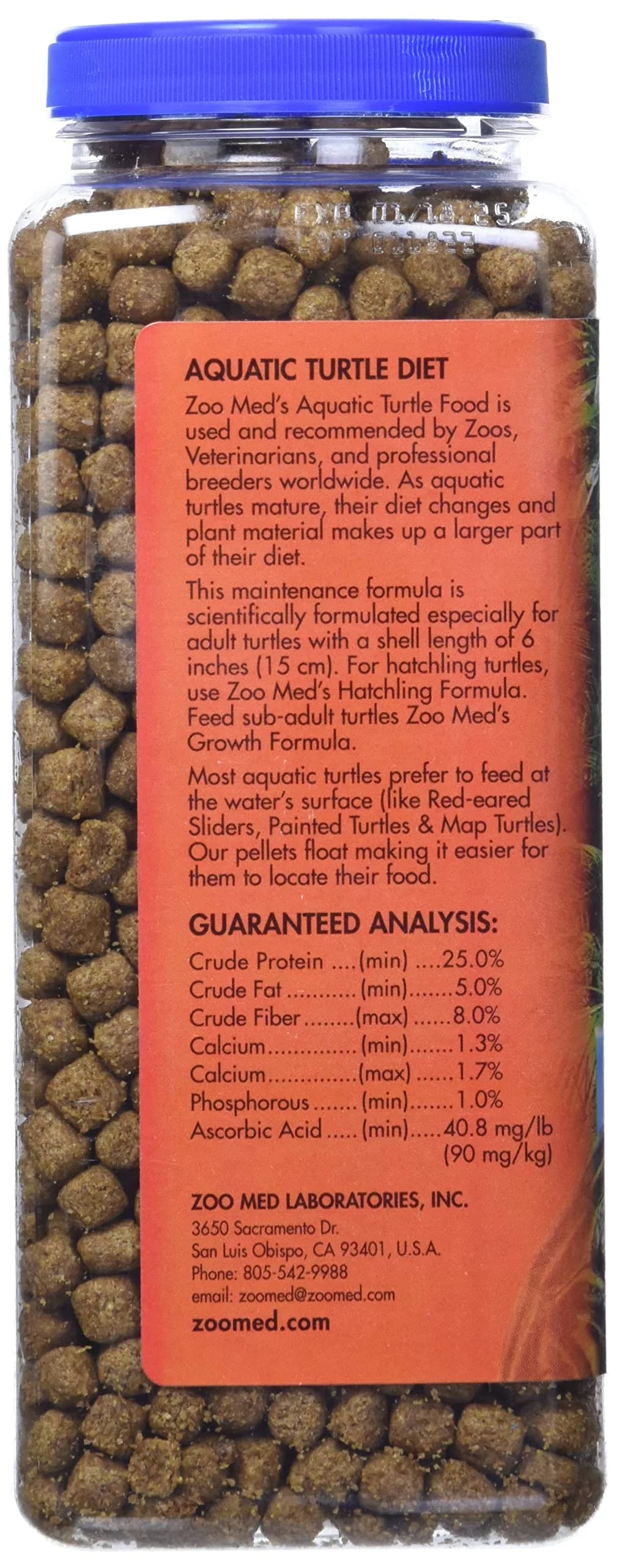Zoo Med Natural Maintenance Formula Aquatic Turtle Food 340 g (12 oz) | Scientifically Formulated for Life Stages thumbnail 2