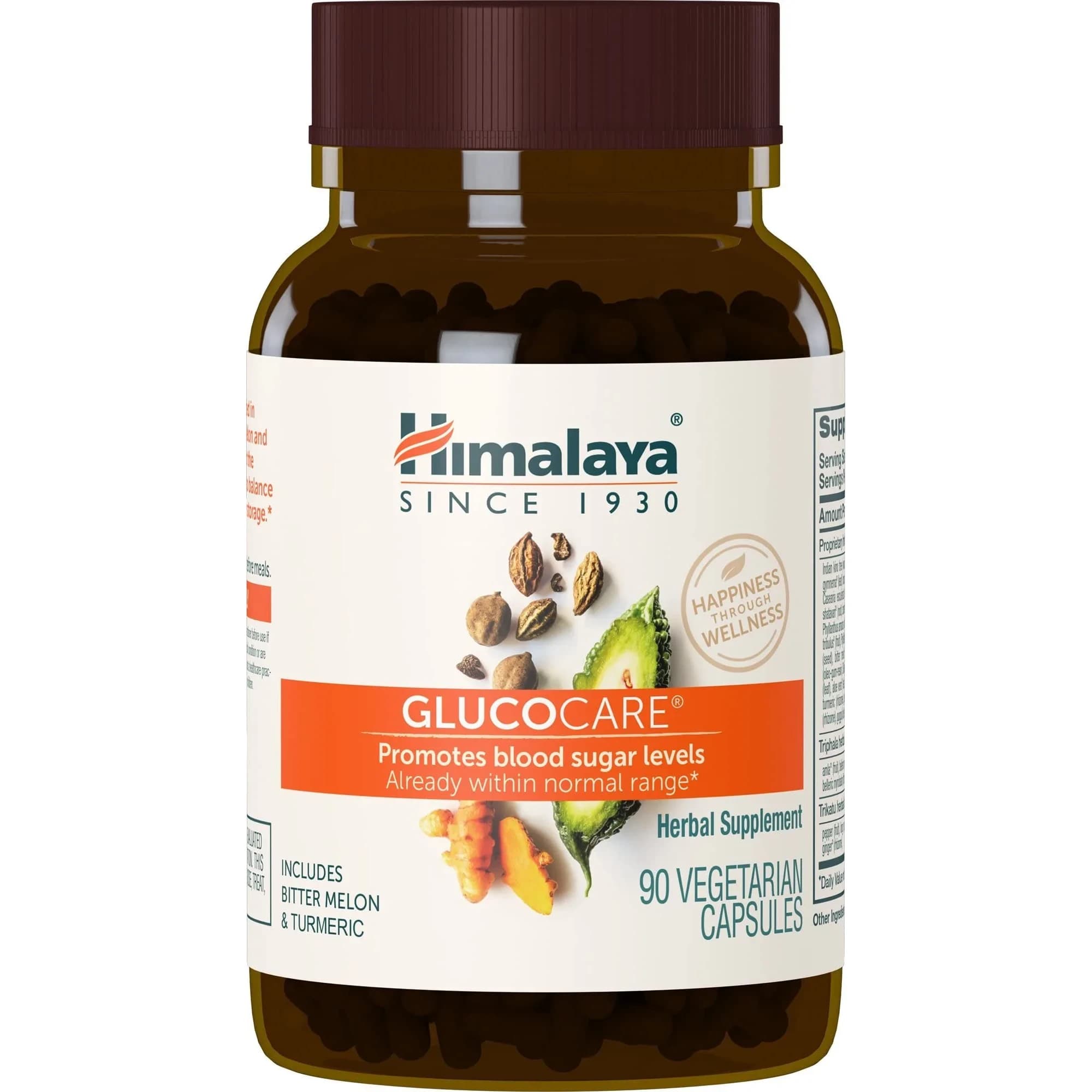 Himalaya GlucoCare Herbal Glucose Metabolism Supplement 90 Capsules | Supports Blood Sugar Levels Already Within Normal Range — Default