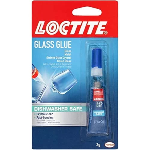 Loctite Glass Glue 0.07 Oz | Clear, Waterproof, Fast Bonding for Glass thumbnail 1