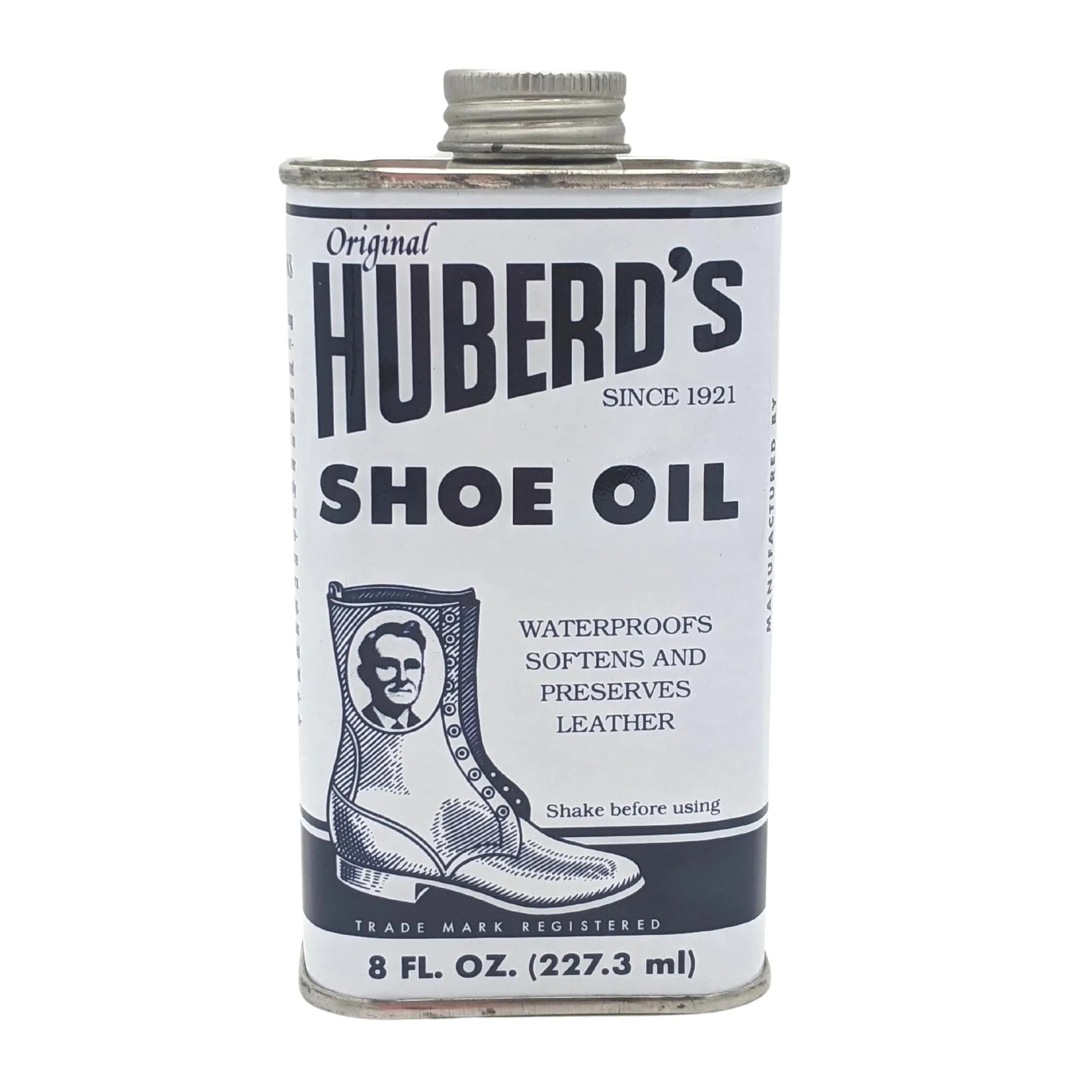 Huberd's Shoe Oil – Leather Conditioner & Waterproofer Since 1921 | Deep Leather Care & Waterproofing (8 oz) - main product image