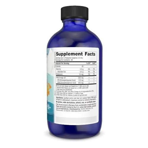 Nordic Naturals Children's DHA 530 mg Omega-3 Fish Oil Strawberry 4 oz | Supports Brain & Immune Development thumbnail 2
