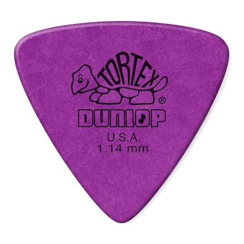Jim Dunlop Tortex Triangle Pick 1.14MM | Durable Guitar Pick for Bass & Guitar Players thumbnail 1