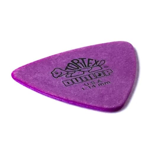 Jim Dunlop Tortex Triangle Pick 1.14MM | Durable Guitar Pick for Bass & Guitar Players thumbnail 2
