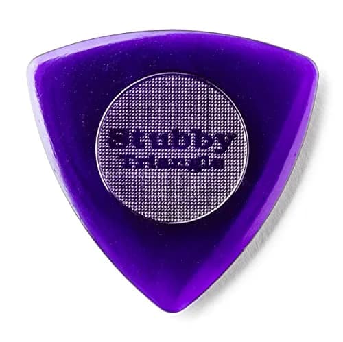 Jim Dunlop Tri Stubby 3.0mm Guitar Picks - 6 Pack | Bright, Contoured Lexan Picks for Powerful Attack thumbnail 1