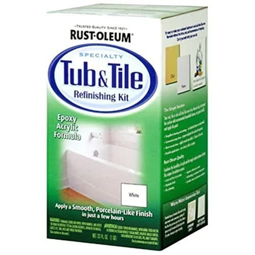 Rust-Oleum Tub & Tile Refinishing Kit 32 Fl Oz | Durable Acrylic & Epoxy Coating for High Moisture Areas thumbnail 1