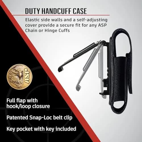 ASP Duty Handcuff Case for ASP Chain or Hinge Handcuffs | Ballistic Duty Belt Accessory thumbnail 2