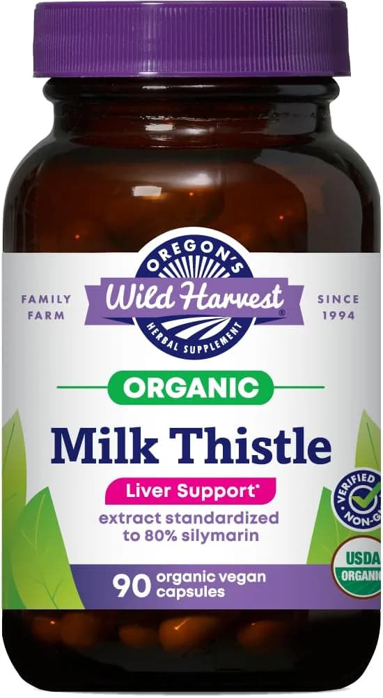 Oregon's Wild Harvest Organic Milk Thistle 90 Count - main product image