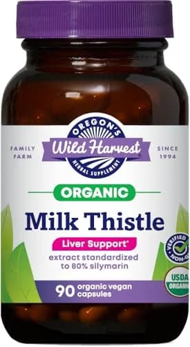 Oregon's Wild Harvest Organic Milk Thistle 90 Count thumbnail 1