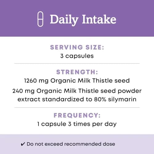 Oregon's Wild Harvest Organic Milk Thistle 90 Count thumbnail 9