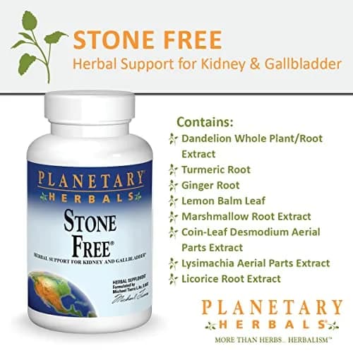 Planetary Herbals Stone Free Tablets, 90 Count | Kidney & Liver Support with Turmeric & Dandelion thumbnail 4