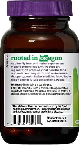 Oregon's Wild Harvest Bilberry Herbal Supplement Vegan Capsules 60 Count | Supports Healthy Vision thumbnail 3
