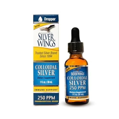 Natural Path Silver Wings Colloidal Silver Liquid 250ppm (1 fl oz) thumbnail 1