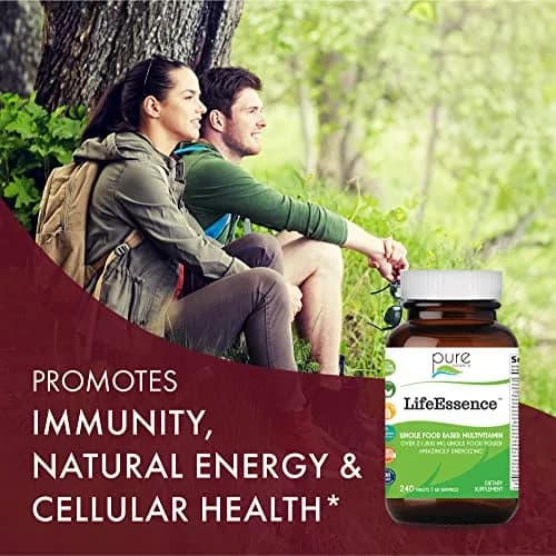PURE ESSENCE LABS LifeEssence Multivitamin for Women and Men - 240 Tablets | Supports Cellular Energy & Immunity thumbnail 3